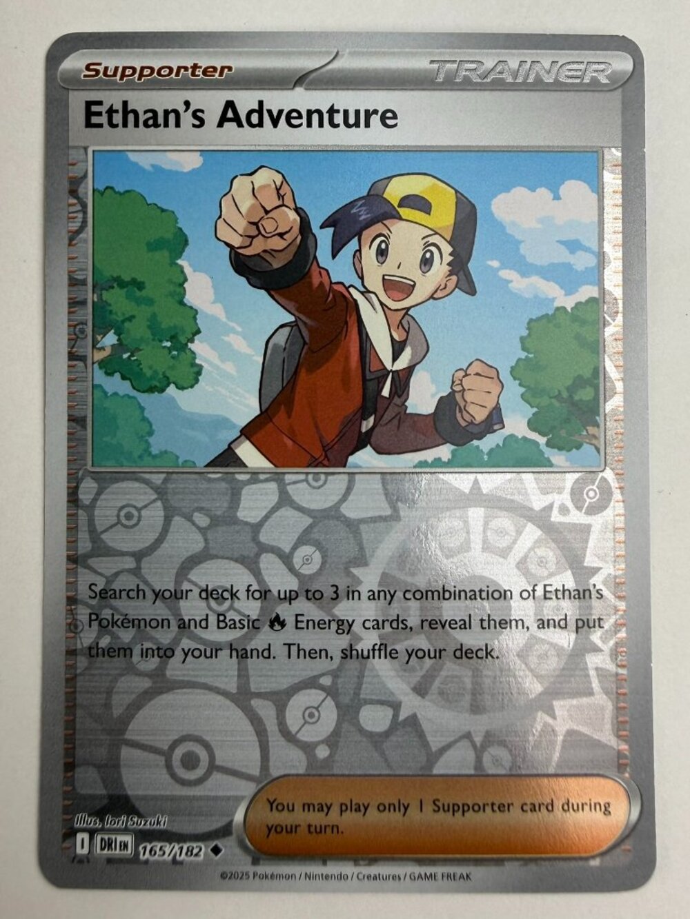 Ethan's Adventure 165/182 Sv10: Destined Rivals Reverse Holo - Pokémon Card